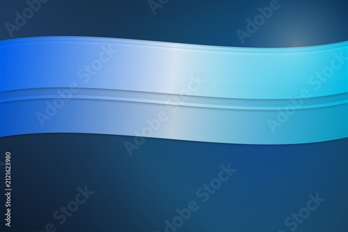 Smooth gradient waves in blue and cyan tones