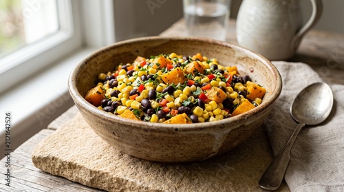 Three Sisters Succotash with Corn Beans and Squash