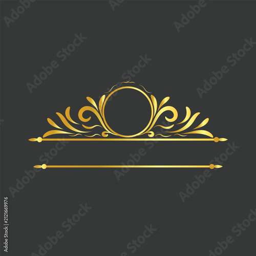 Vector background with golden ornament frame and Decorative frame with ornament Ornamental luxury mandala pattern background with royal golden arabesque pattern Arabic Islamic east style.