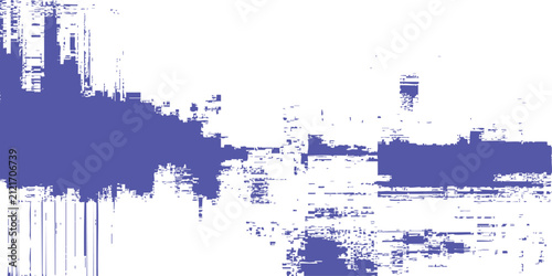 Abstract Blue Grunge Background with Watercolor Ink Splashes Paint Splatter Texture and Artistic Vector Design for Creative Banner and Decorative Paper Pattern