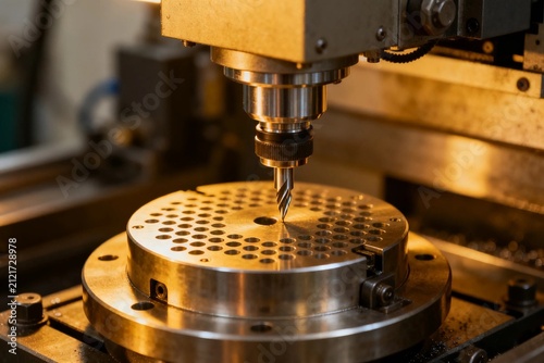 CNC Milling Machine Precision Machining Metal Disc