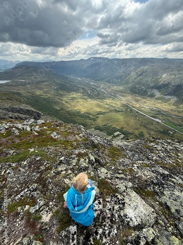 Amazing mountain landscape in Hemsedal, Norway