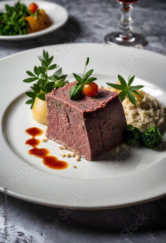 Gourmet terrine with cherry...