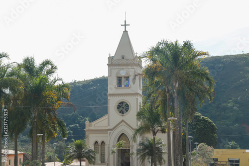 Saint Francis of Assis main church in Vargem Bonita town near Serra da Canastra