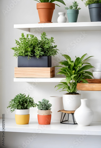 Indoor plants and decorativ...
