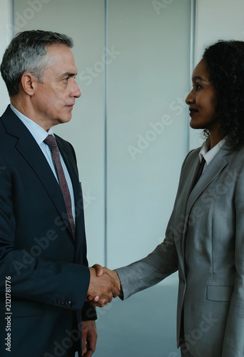 Diverse business profession...