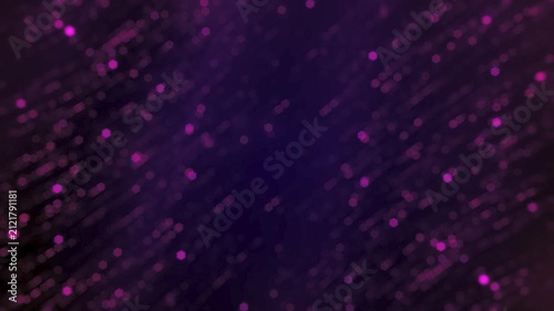 Dark violet abstract particle background with glowing cosmic dust and energetic magic, futuristic motion design in 4k