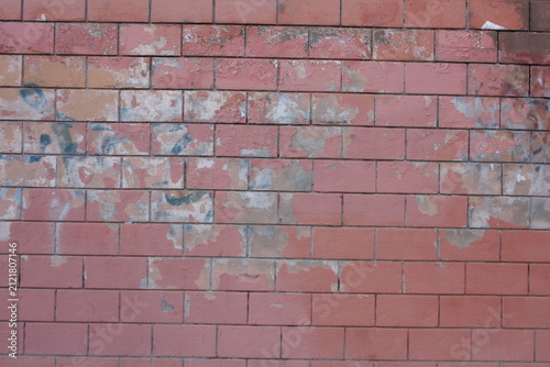 Fotografie red brick wall
