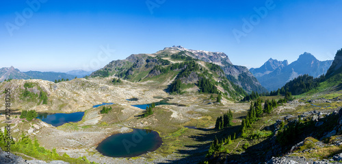 Konstfotografi Unnamed Lakes along the Yellow Aster Butte and Keep Kool Butte trail