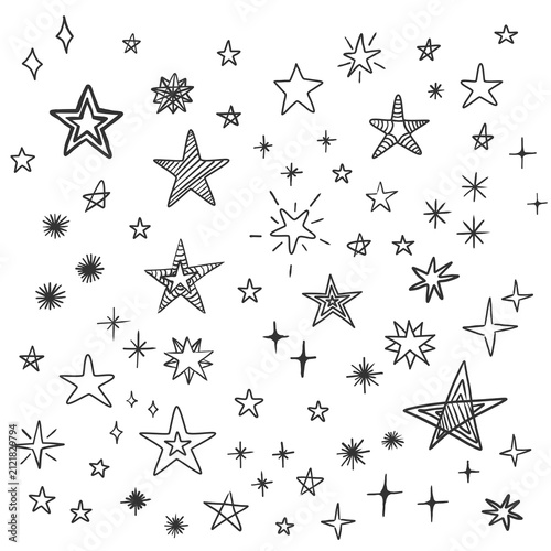 seamless pattern with stars