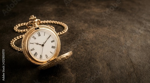 Elegant Gold Pocket Watch with Roman Numerals: Vintage Timepiece with Chain Timeless Accessory gold gold pocket watch with roman numerals gold pocket watch and chain gold pocket watch roman numerals