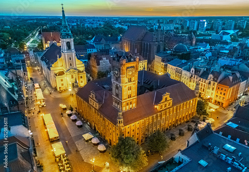 Foto View of Torun in Kuyavian-Pomeranian Voivodeship, Poland