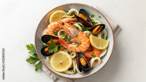 mediterranean seafood plate