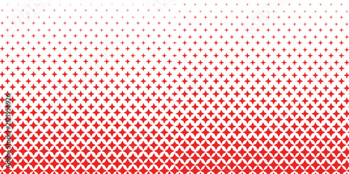 simple red color small square halftone pattern red diamond fade abstract geometric composition