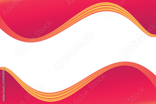 Modern business creative wave on white background