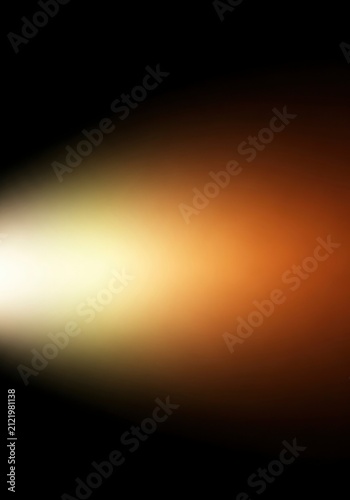 Abstract Light Beam on Dark Background.