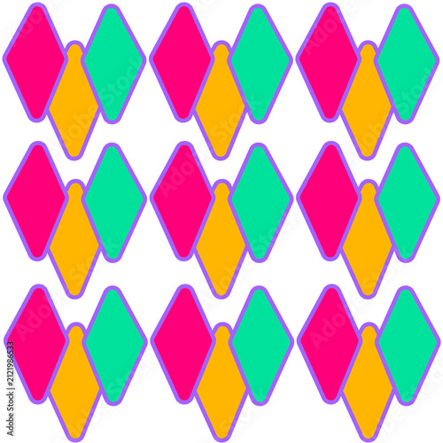 seamless pattern with colorful squares