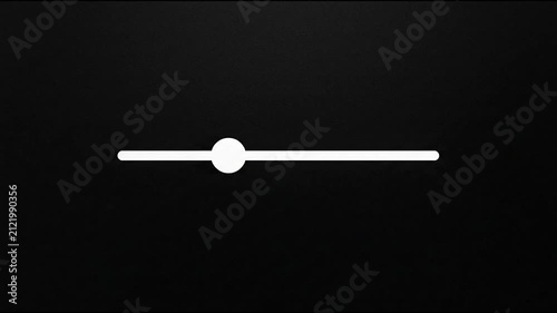Minimalist single white dot on black background