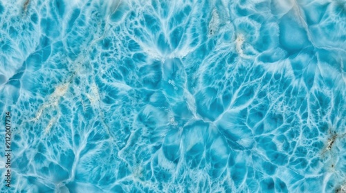 Aerial View of Clear Blue Water with Sunlight Reflection.