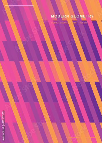Abstract geometric background with vibrant diagonal stripes pattern
