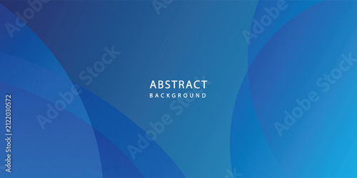 Minimal geometric background. Blue elements with fluid gradient. Creative element design in vetor illustration
