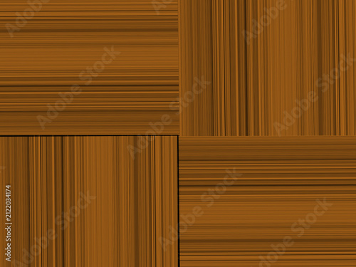 Fotografie Horizontal linear pattern with warm brown tones creates a textured abstract back