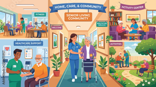 Senior Living Community: Home, Care, & Activities for Elderly Residents