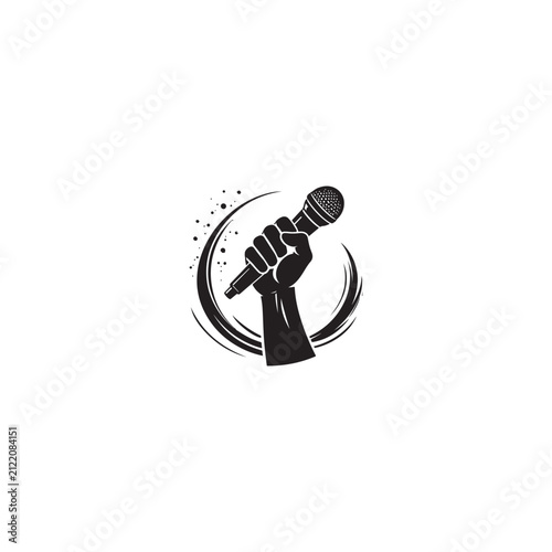 Microphone Fist Logo
