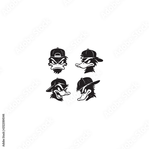 Duck Mascot Head Collection