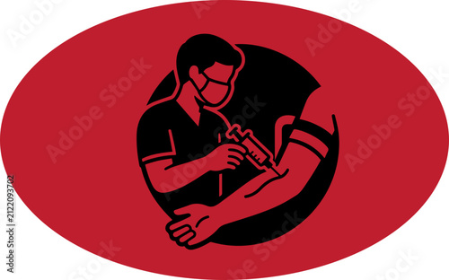 Blood Sample Collection Procedure Illustration