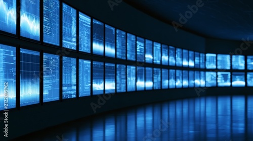 Retail Loss Prevention Monitoring Room
