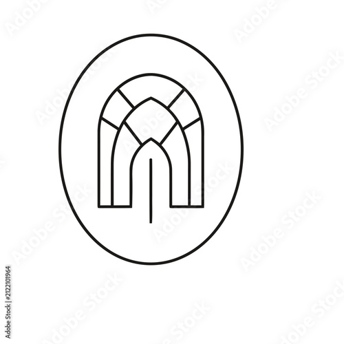 Abstract Archway Icon