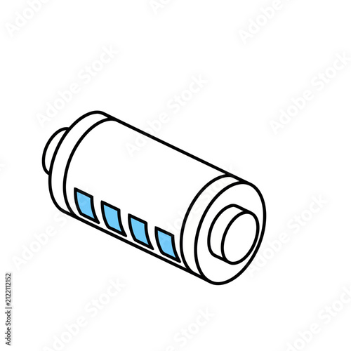 Battery icon with charge indicator