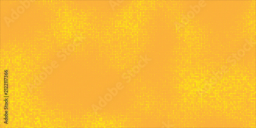 Fotografie Yellow orange halftone background