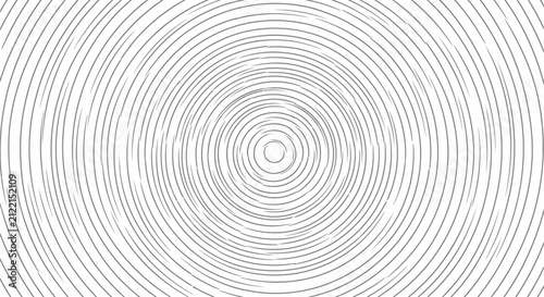 Abstract concentric circular line pattern background.