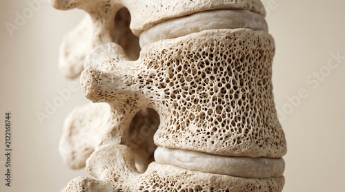 spine model, human vertebrae
