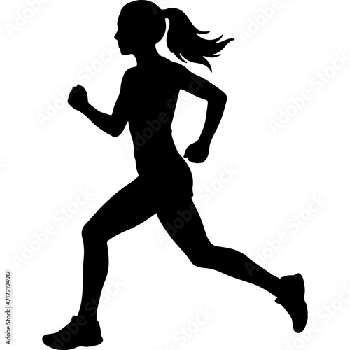 Running Silhouette
