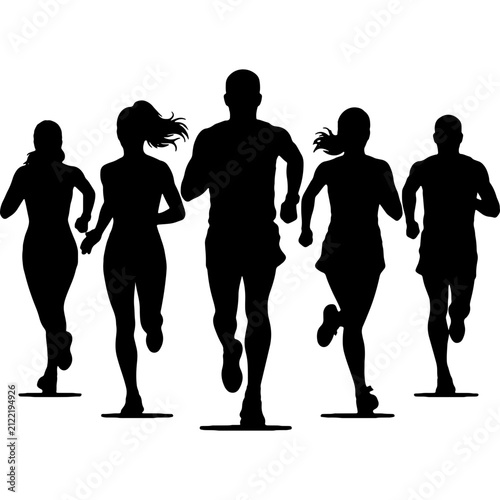 Running Silhouette