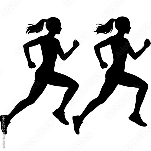 Running Silhouette