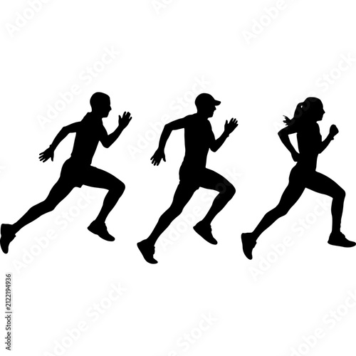 Running Silhouette