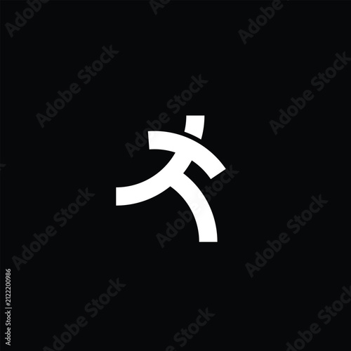 Runner app sport app vector logo design