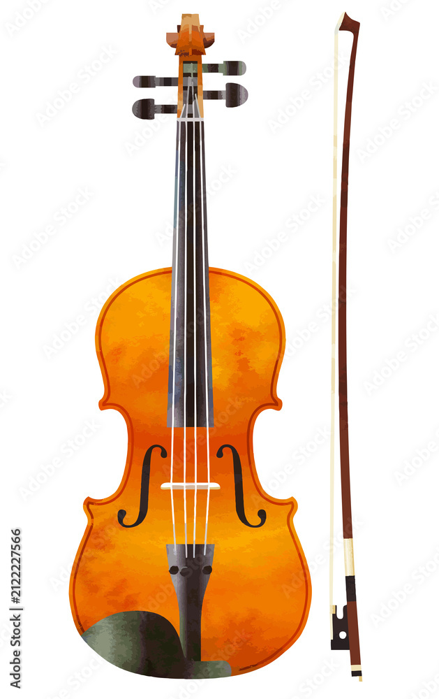 Fototapeta premium Viola and Bow