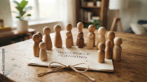 Strategic Staffing: Optimizing Workforce Planning for Organizational Structure and Departmental Allocation in concept human resources team