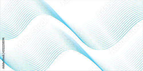 фотографія Blue thin wavy line flow pattern