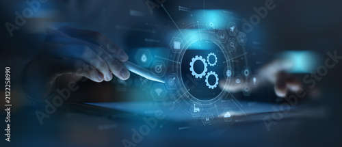 Obraz na płótnie Automation System for Workflow Optimization and Business Process Management