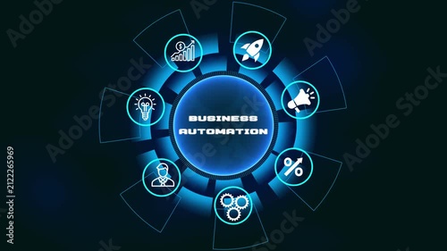 Business Automation Solutions for Workflow Optimization Digital Transformation and Operational Efficiency Concept