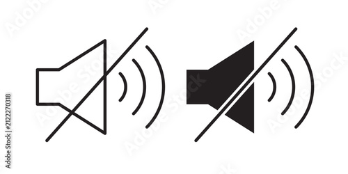 Mute sound icon