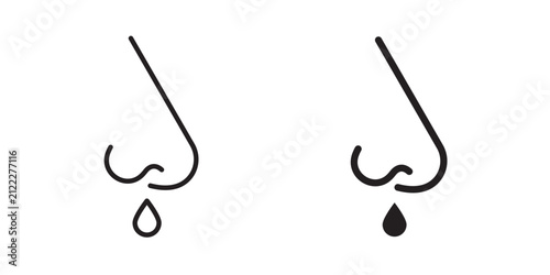 Foto Runny nose icon