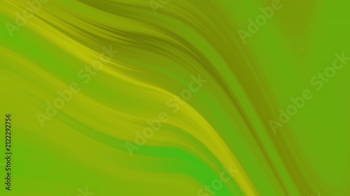 Green and yellow tint Gradient with Abstract Motion Background with Glowing Particles and Soft Light Flares. wave abstract lines stream 4K background loop