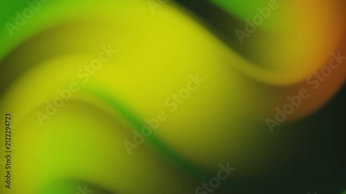 Green and yellow tint Gradient with Abstract Motion Background with Glowing Particles and seamless abstract background